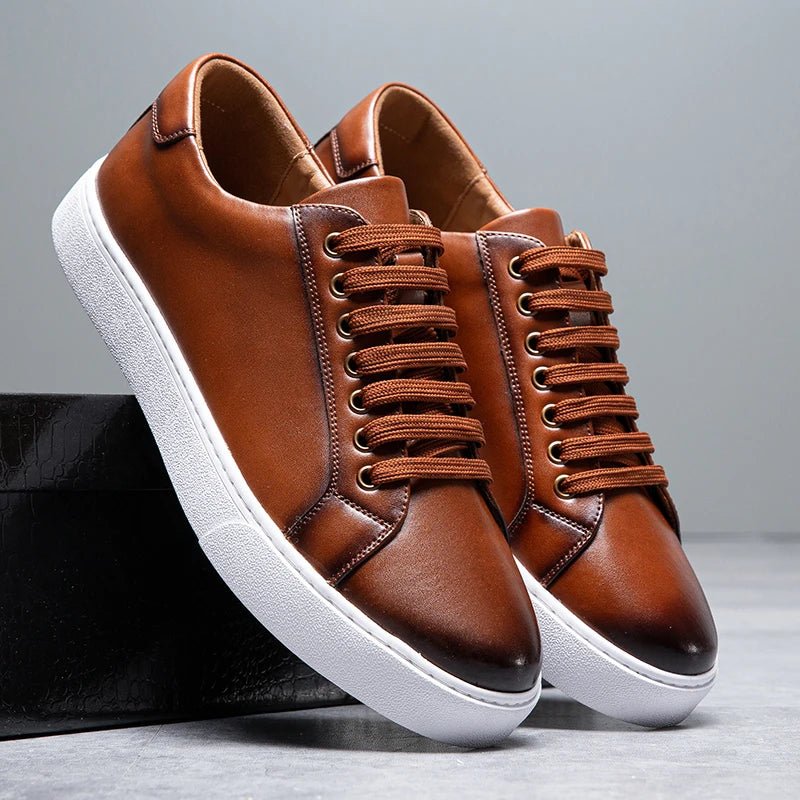 Enzo | Zapatillas de piel para hombre