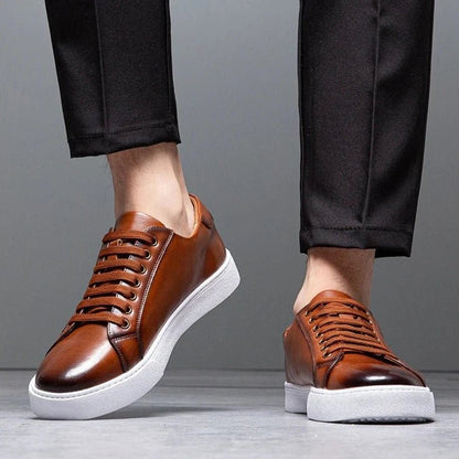 Enzo | Zapatillas de piel para hombre