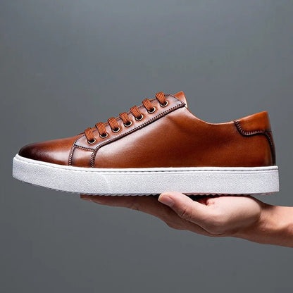 Enzo | Zapatillas de piel para hombre
