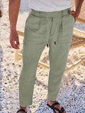 Ignacio | Pantalón ancho de lino de hombre