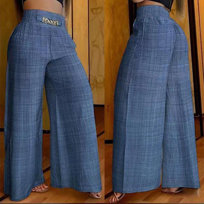 Emma | Pantalón ancho con cinturón