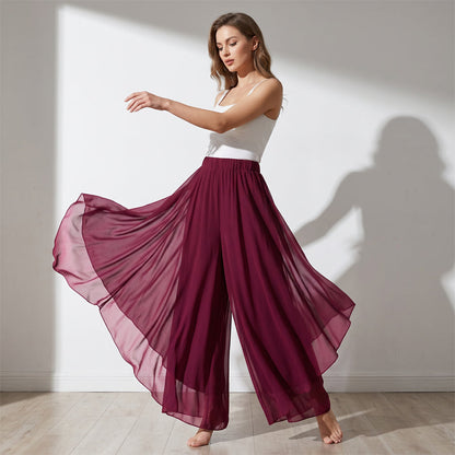 Iris | Pantalón chiffon ancho