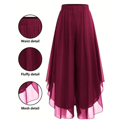 Iris | Pantalón chiffon ancho