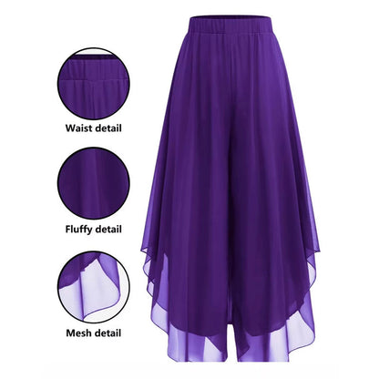 Iris | Pantalón chiffon ancho