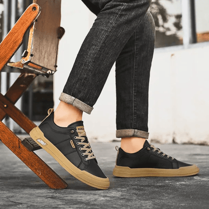 Sergio | Zapatillas de piel de caña baja
