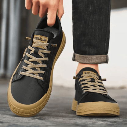 Sergio | Zapatillas de piel de caña baja