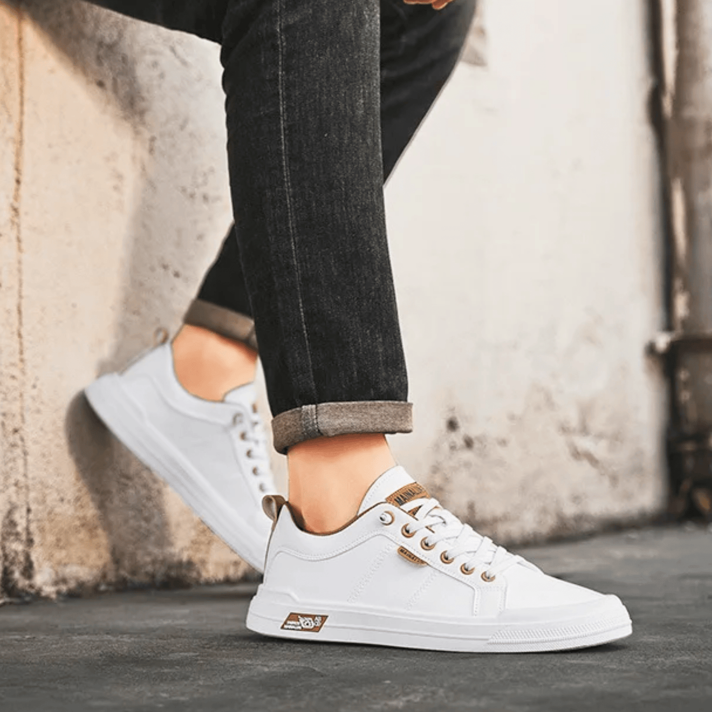 Sergio | Zapatillas de piel de caña baja